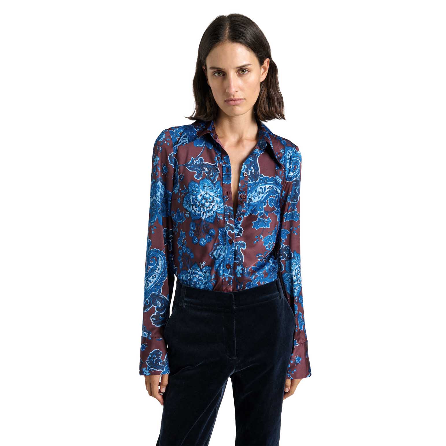 Cue Palatial Paisley Shirt